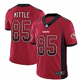 Nike 49ers 85 George Kittle Red Drift Fashion Limited Jersey Dyin,baseball caps,new era cap wholesale,wholesale hats